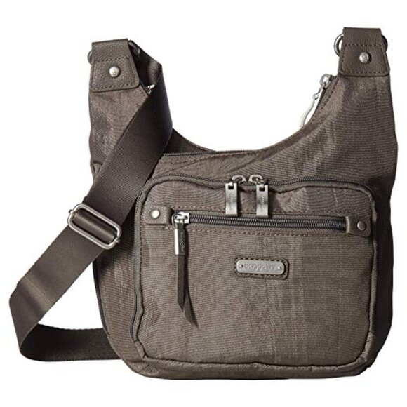 Baggallini RFID Cross-City Bag - Gray/Grey - Picture 1 of 8